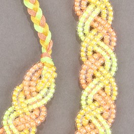 Bella Braid Necklace Sherbet